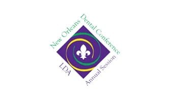 A logo for the new orleans dental conference.